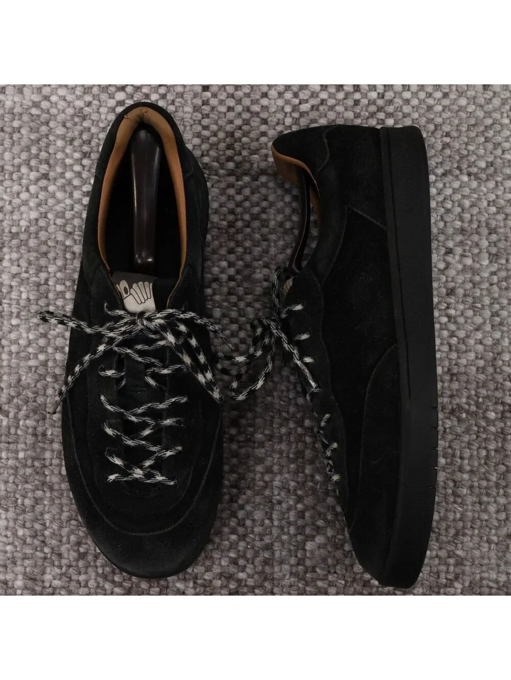 Last Resort AB VM001 Suede Black on Black Mens 9 Skate Shoes Sneakers CM081 Low